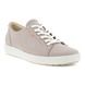 ECCO Trainers - Pink Leather - 430003/02386 SOFT 7 LACE